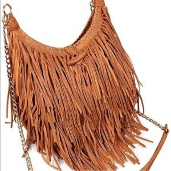 New Boho Fringed Shoulder Bag Tassel - Picture 1 of 8